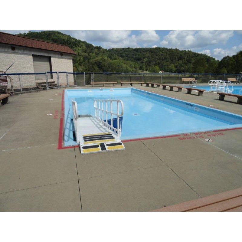 AquaTrek Wading Pool Ramp | Portable Anti-Slip Access for Commercial and Therapy Pools