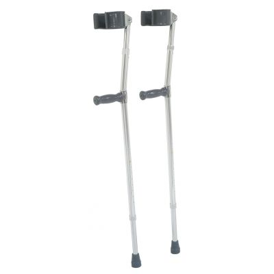 Graham Field Deluxe Forearm Crutches - Adjustable Aluminum Mobility Support