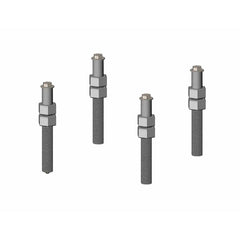 Aqua Creek Anchor Inserts and Bolts for the Ranger and Admiral Pool Lifts (4 Each)