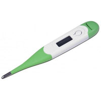 HealthTeam Digital Thermometer, Flexible Tip - °F/°C, W/ Storage Case
