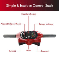 ZIP'R 4 Traveler 4-Wheel Long-Range Heavy Duty Portable Mobility Scooter