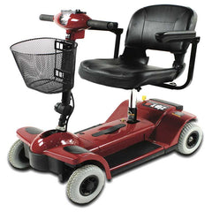 ZIP'R 4 Traveler 4-Wheel Long-Range Heavy Duty Portable Mobility Scooter